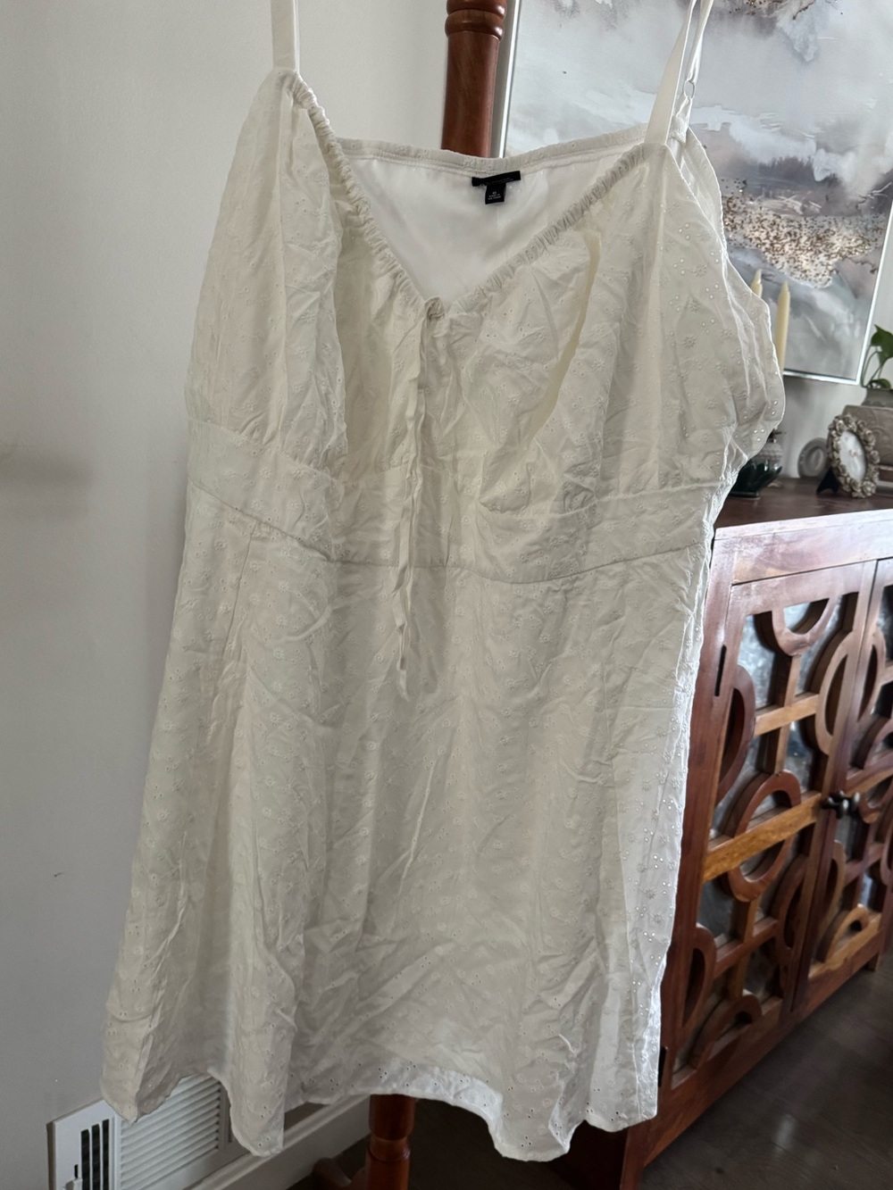 NWT Torrid Plus Size Women's White Dress Summer  Coastal Size 6